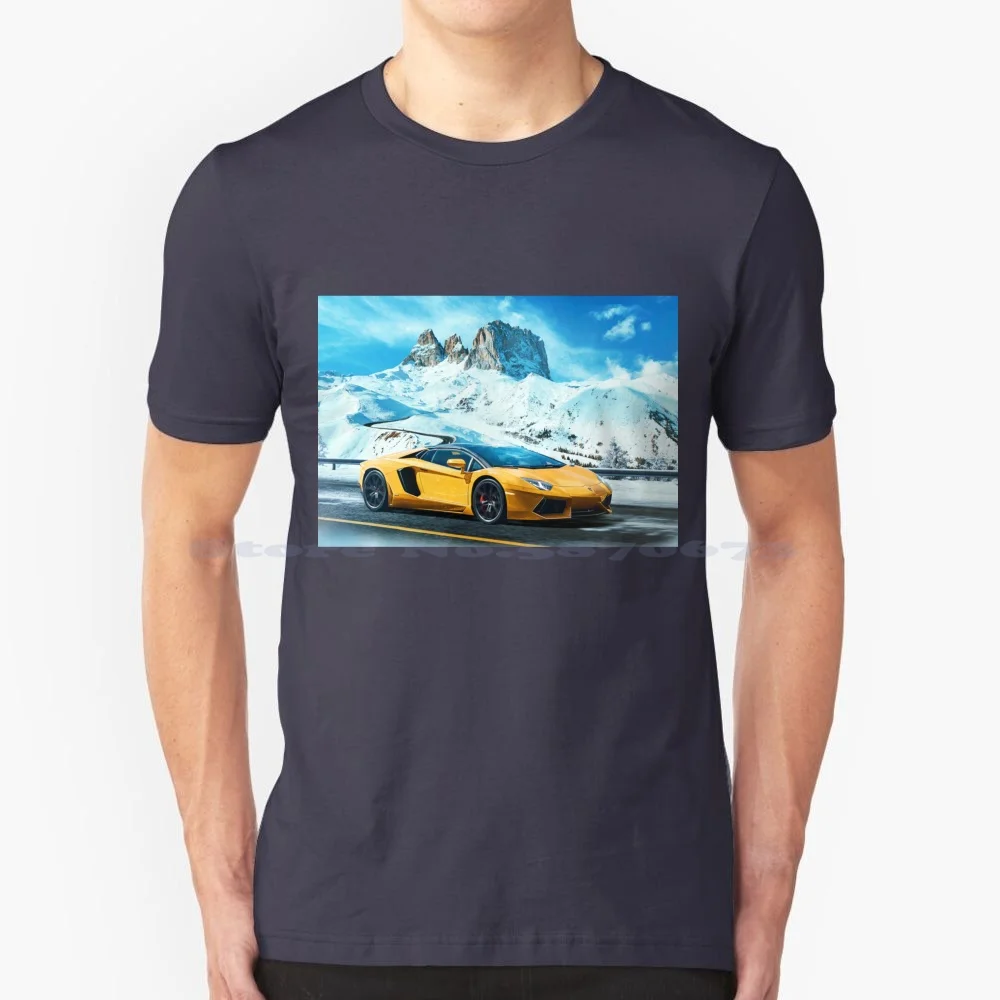 Car Mc Queen Tp T Shirt 100% Cotone Tee Svj Huracan Best Blue 2021 Araba V10 New Cars Door New Trending Best