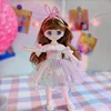 New 23cm Anime Doll 1/7 Bjd Cartoon Comic Face Doll with Clothes Doll Girls Birthday Gift 2