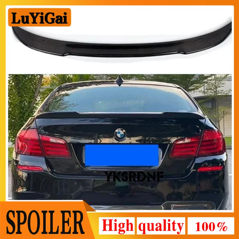 Per Bmw Serie 5 F10 F18/F10 M5 Berlina Cs Style Carbon Forged Carbon Spoiler Posteriore Tronco Ala 2009-2017