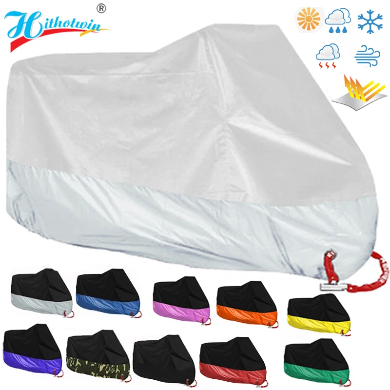 New Motorcycle Cover Bike All Season Waterproof Dustproof UV Protective Outdoor Moto Scooter Motorbike Rain Cover M-4XL