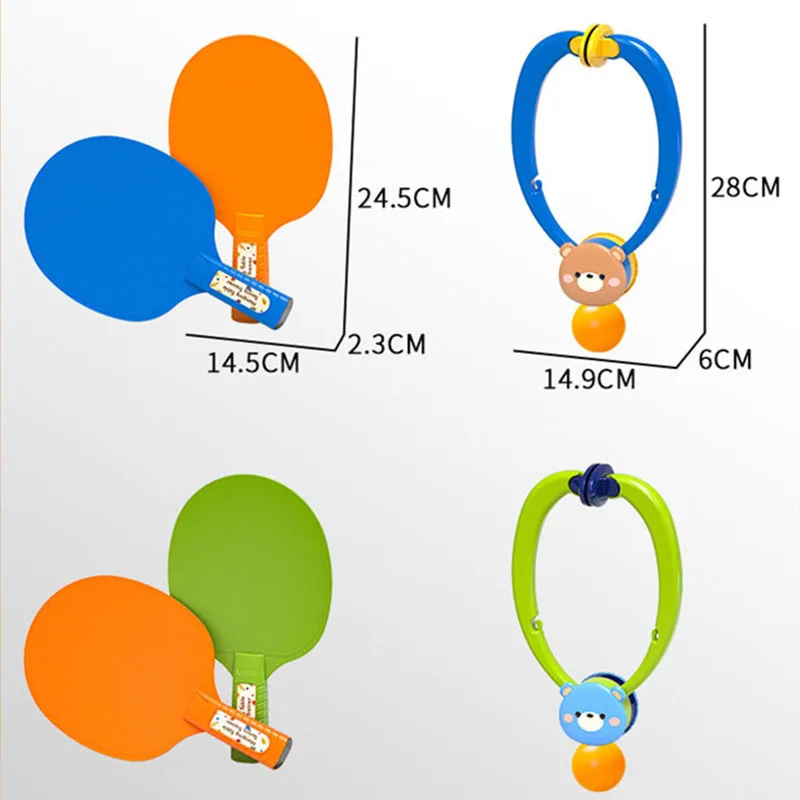 Hanging Table Tennis Trainer With Racket Mini Badminton Tennis Ball Parent-child Interactive Game Indoor Outdoor Kids Sports Toy 6