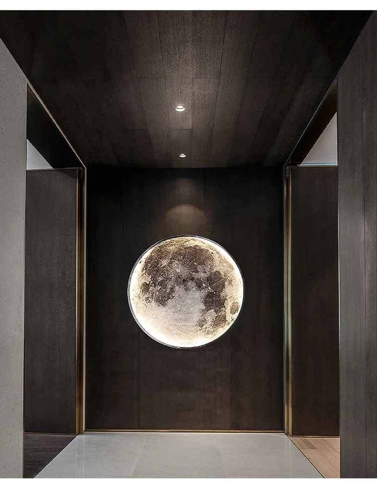 Moon LED Wall Light For Bedroom Kid's Room Foyer Living Room Coffee Bar Aisle Hallway Gallery Studyroom Loft Indoor Home Lights wall lamp light