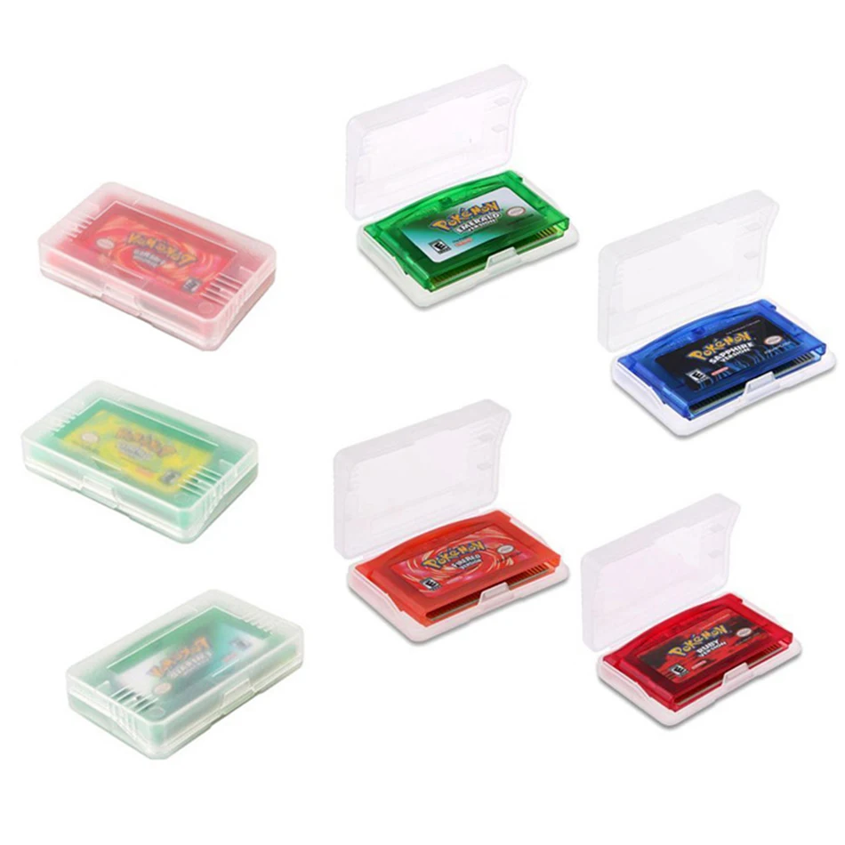 Game Card NDSL/GBM/GBASP GBA Game Cassette Classic Hot Selling Pocket Monster Red, Blue, Emerald, Fire Red Leaf 2