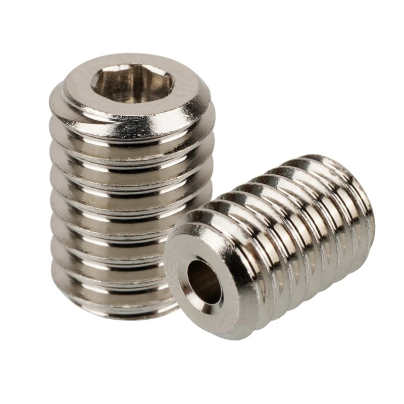 

2 шт. насадка CHT, медные адаптеры для вулканов, никелированные, с высоким расходом для вулкана, Прямая поставка