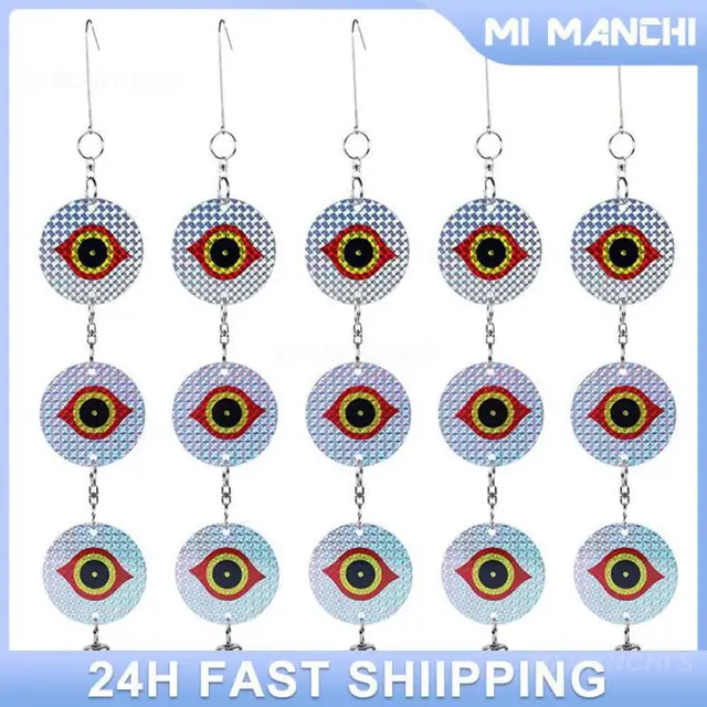 Bagoly Szemek Kétoldalas Lézer Sima Szélek Madárriasztó Film Madárhulladék Rovarriasztó Kártevők Ijesztő Madarak