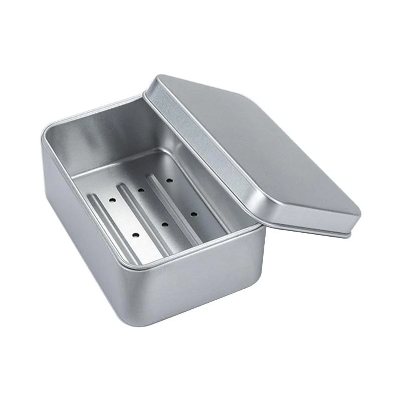 Quality Soap Box Aluminum Soap Case Travel Soap Container Protect Soap from Moistures for Campings Outdoor Bathroom Use 2