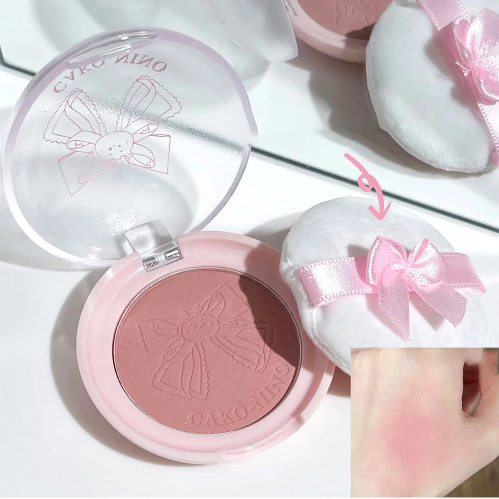 Face Blusher Matte Natural Cheek Tint Brighten Face Waterproof Cheek Contouring Cosmetics Blush Powder Soft Female Makeup 3