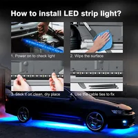 Car Underglow Neon strip Lights RGB 8 Color Music Mode with App/Remote Control for Car Underbody Light Strips for all car - Image 3