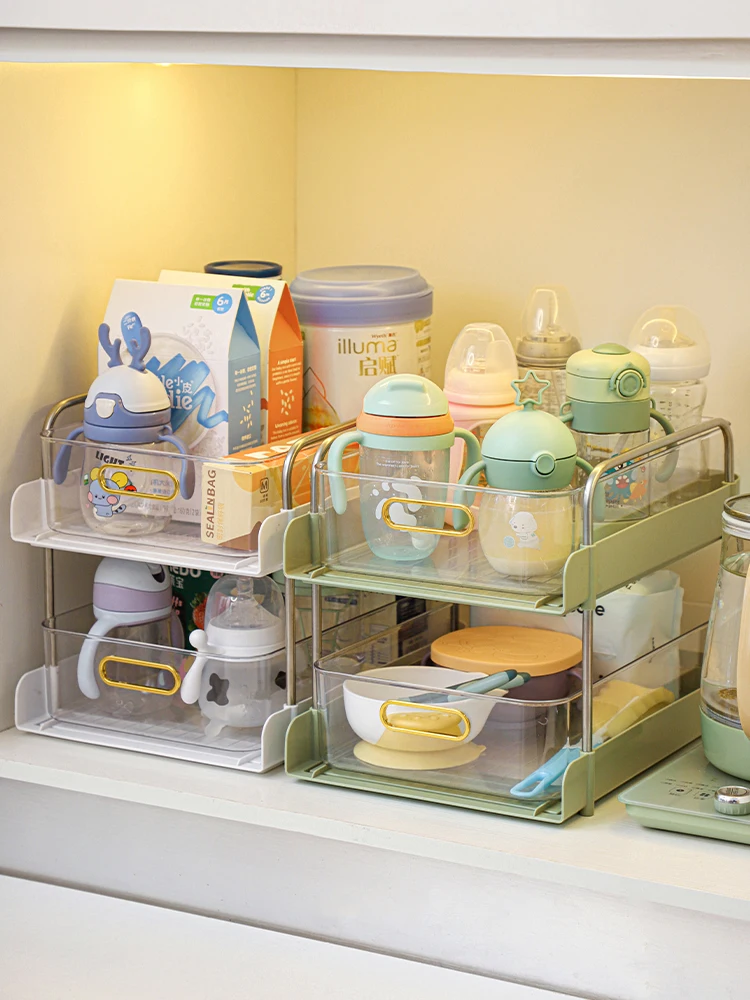 Baby Bottle Storage Rack Baby Tableware Bowls and Chopsticks Food