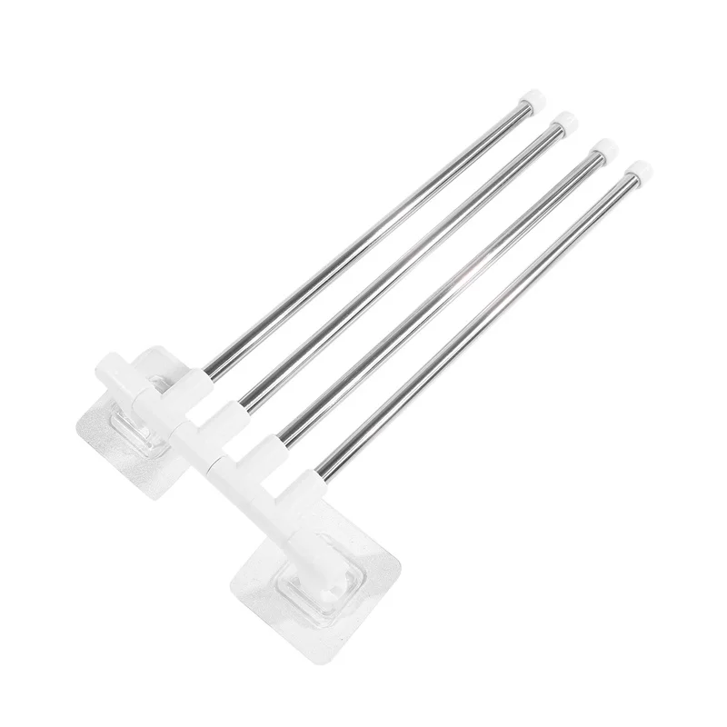 Bathroom Rotation Towel Storage Rack Punch-Free Stainless Steel Organizer Shelf Hanging Wall Shelves Suction Cup Toilet Holder 24 Bathroom Rotation Towel Storage Rack Punch-Free Stainless Steel Organizer Shelf Hanging Wall Shelves Suction Cup Toilet Holder