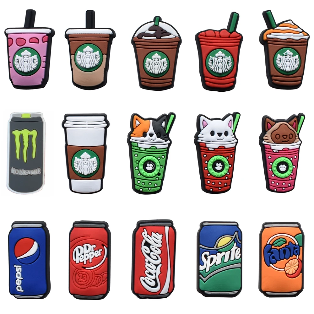 

Аксессуары для обуви в виде кофейных напитков, 1 шт.