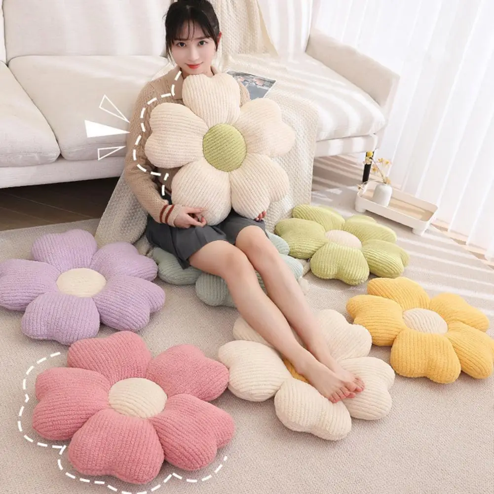 

Convenient Full Filling Non-pilling Seat Sofa Flower Buttocks Cushion Office Supplies Seat Cushion Floor Pillow