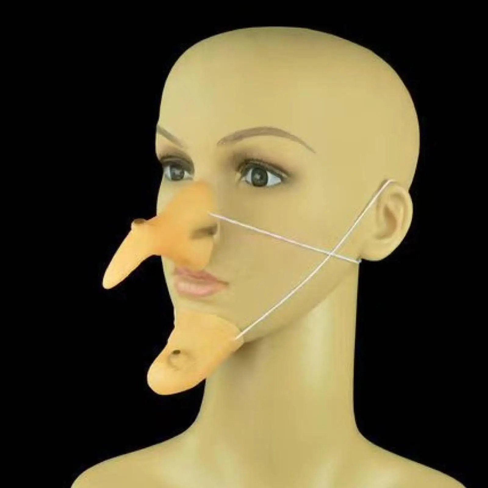 Witch Fake Nose and Chin Cosplay Long Prosthetic Nose Halloween Costume Accessories for Halloween Adults Stage Show Masquerade Witch Fake Nose and Chin Cosplay Long Prosthetic Nose Halloween Costume Accessories for Halloween Adults Stage Show Masquerade