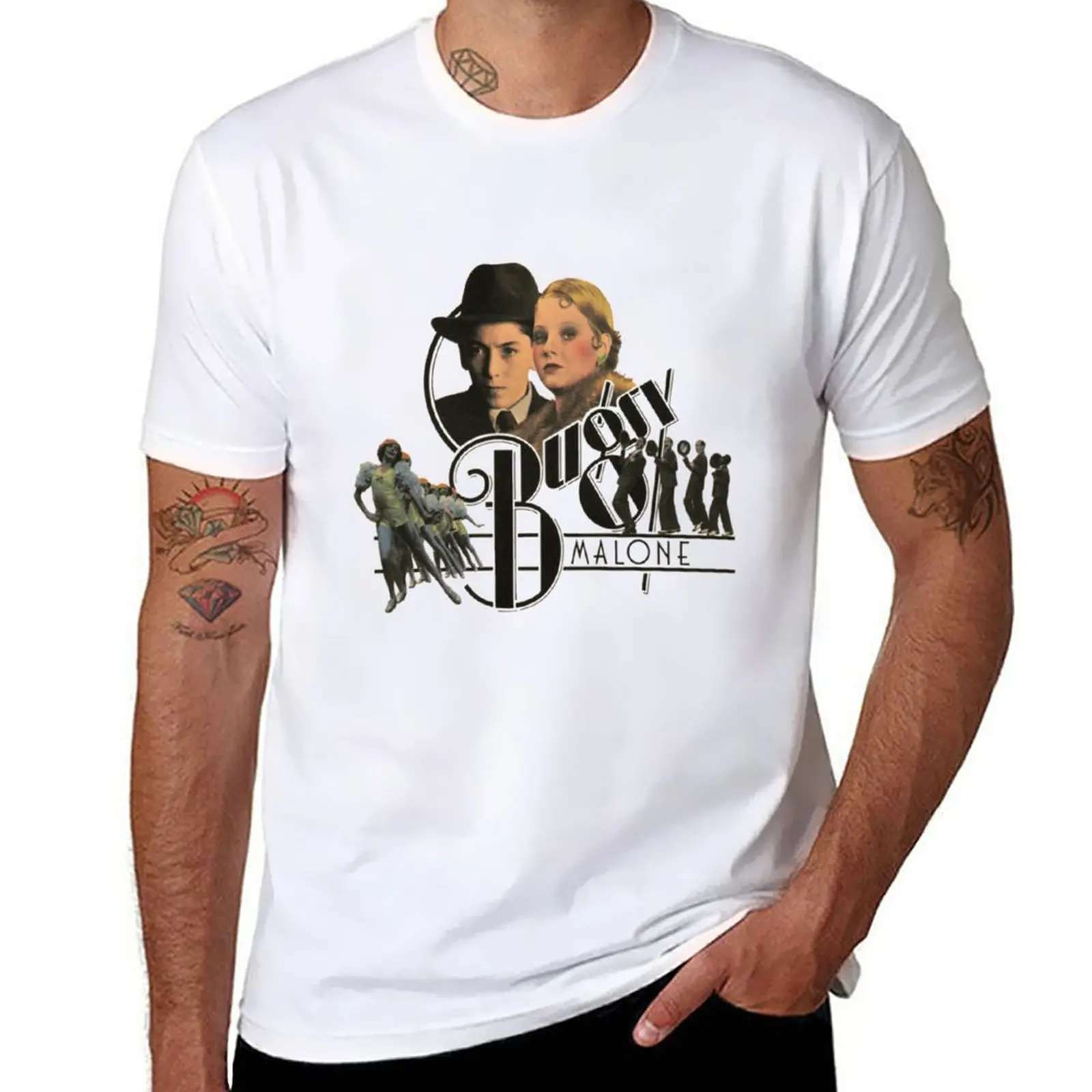 

Новая футболка Bugsy Malone, аниме одежда, футболка, быстросохнущая футболка, облегающие футболки для мужчин