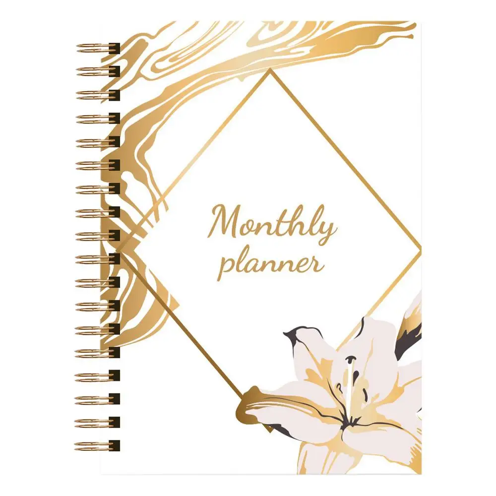2024 Calendar Book 2024 Planner Spiral Bound Calendar Book With Smooth  Writing Time Management Planner To Organize Time And - AliExpress