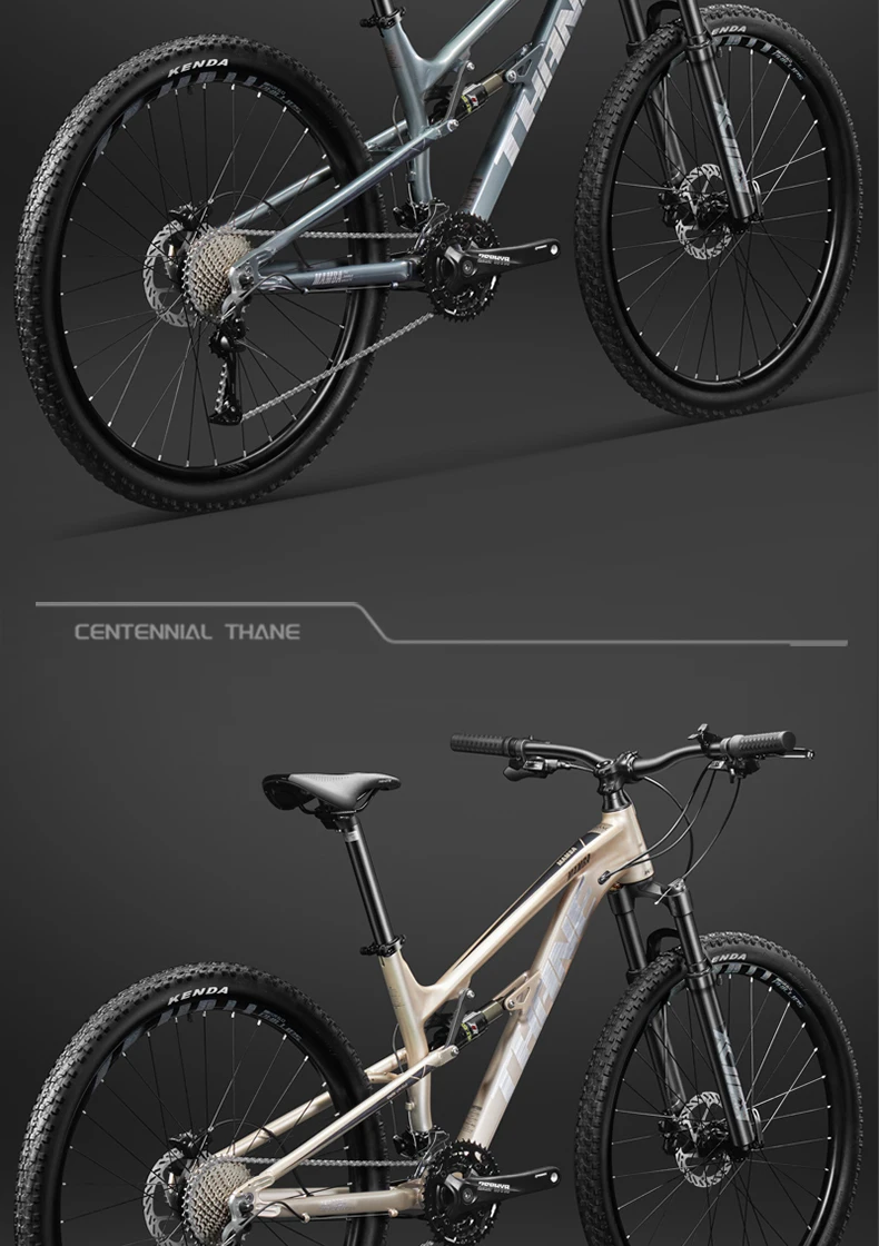 Soft Tail Frame Downhill Mountain Bike Full Suspension Mountain Bicycle 30/33 Speed 27.5 inch Aluminium Alloy Cross Country Bike