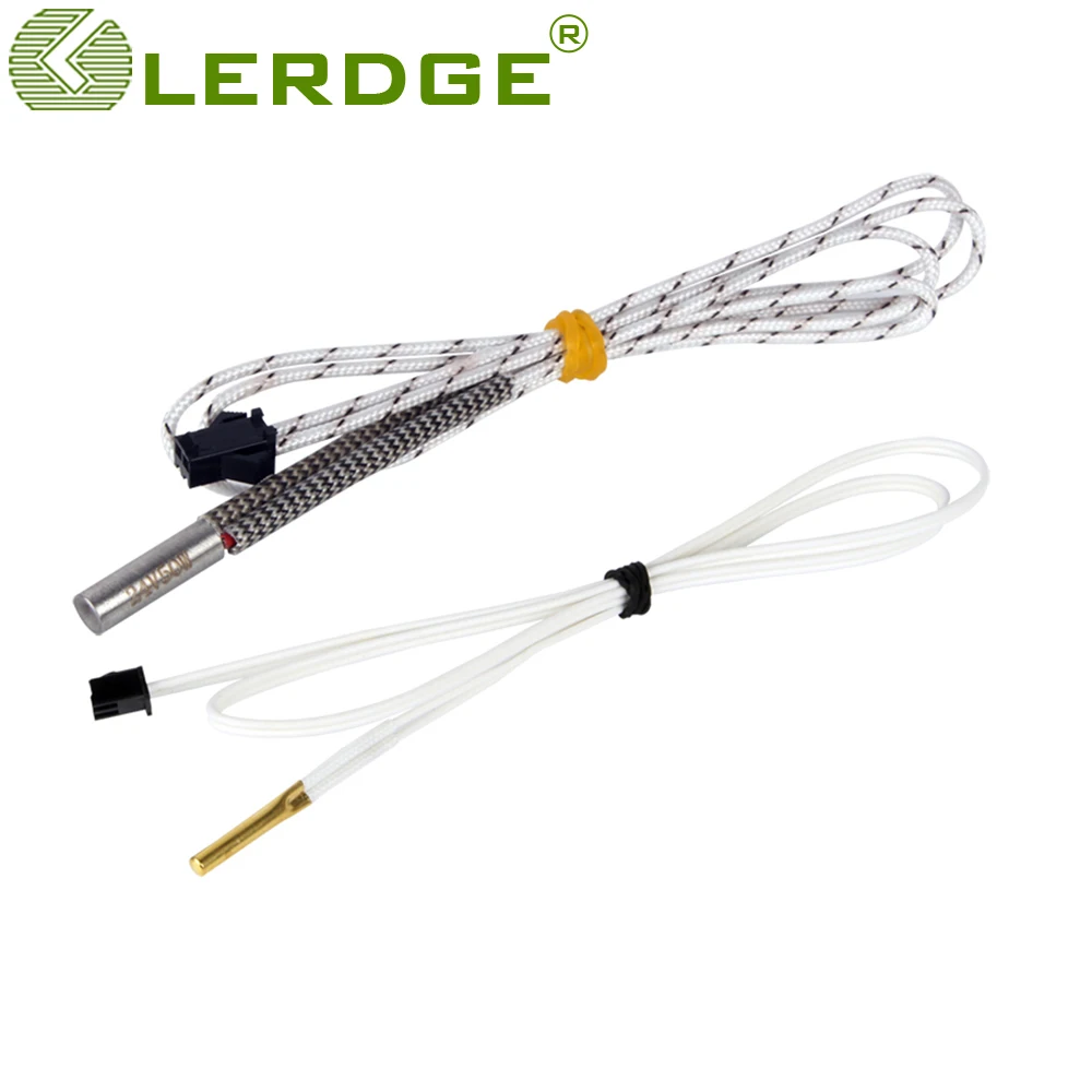 

LERDGE iX 3D printer parts 24V 50W Heating Tube Cartridge Heater 50cm Temperature Resistance Thermistor Wire MK8 E3d v6 Hotend