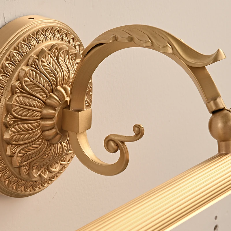 Brass toilet mirror makeup light, french style wall decoration,living room and hote hanging painting lamp, led wall lights
