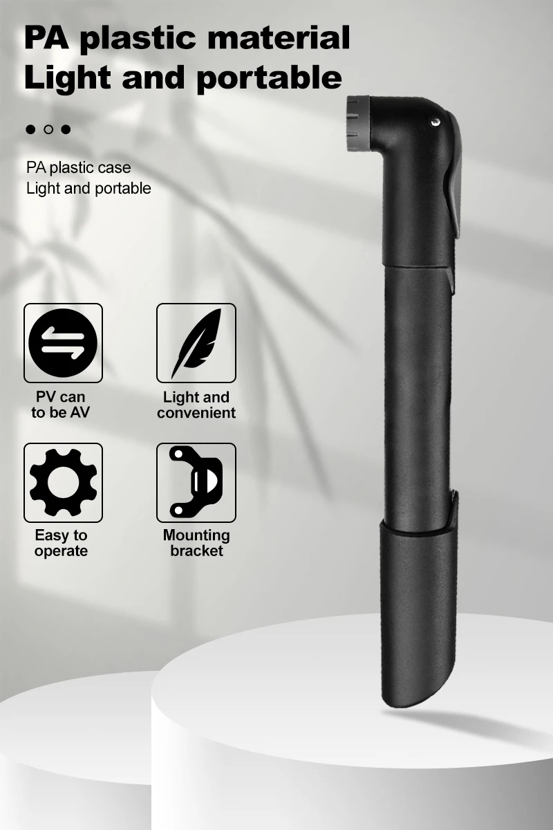 Description Picture 5 of itemPHMAX Bicycle Pump High Pressure Mini Portable Presta Valve Mountain Bike Road Bike Basketball Riding Equipment
