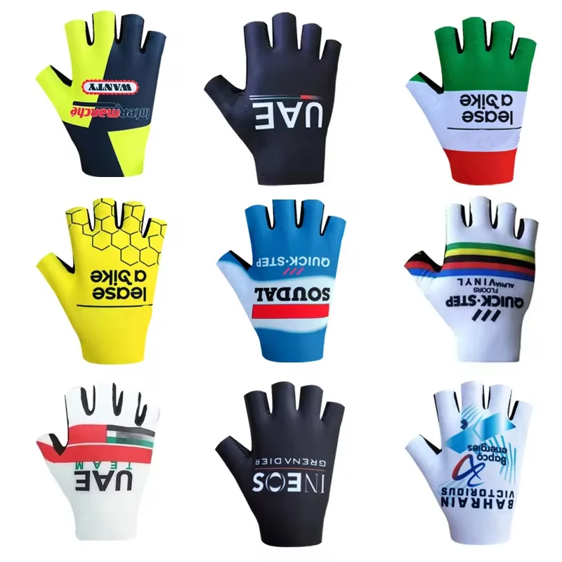 Gants Demi-doigts Enfants Antidérapants Mitaines De Cyclisme Demi-doigts Pour Enfants - Respirantes, Antidérapantes, Protection UV - 6-10 Ans Gants Vélo Demi-doigts Antidérapants