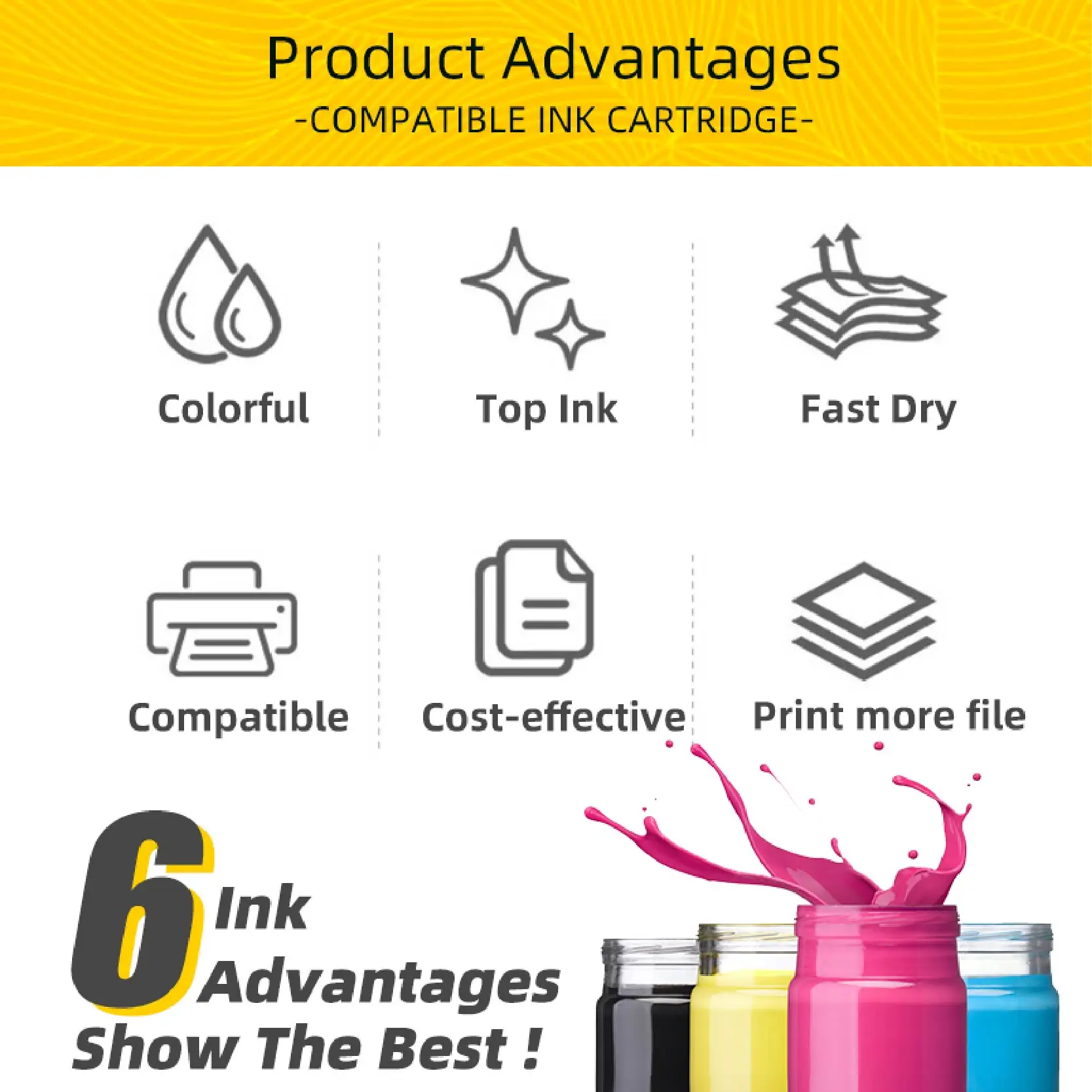 4colors Compatible Ink Cartridges T9441 T9442 T9443 T9444 For