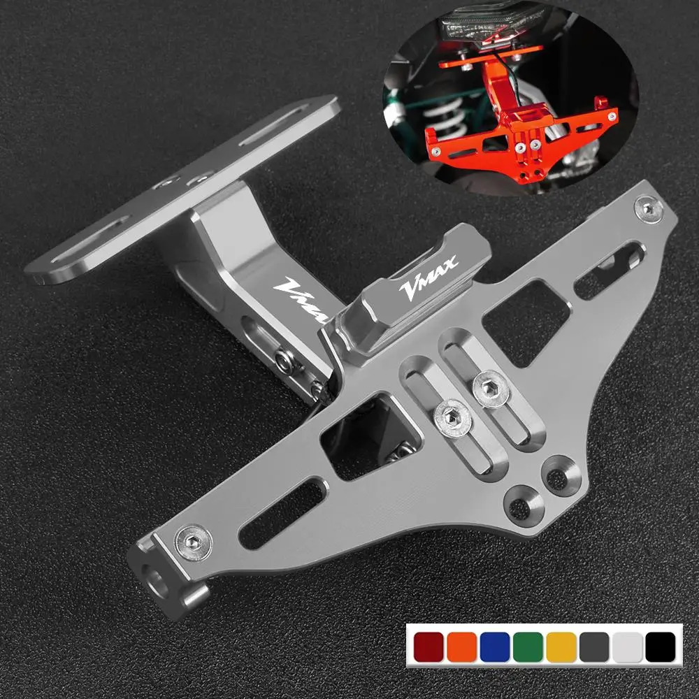 Per Yamaha Vmax V-Max V Max 1200 1700 1985-2008 Porta Targa Per Moto Porta Targa Con Indicatore Di Direzione Luce A Led