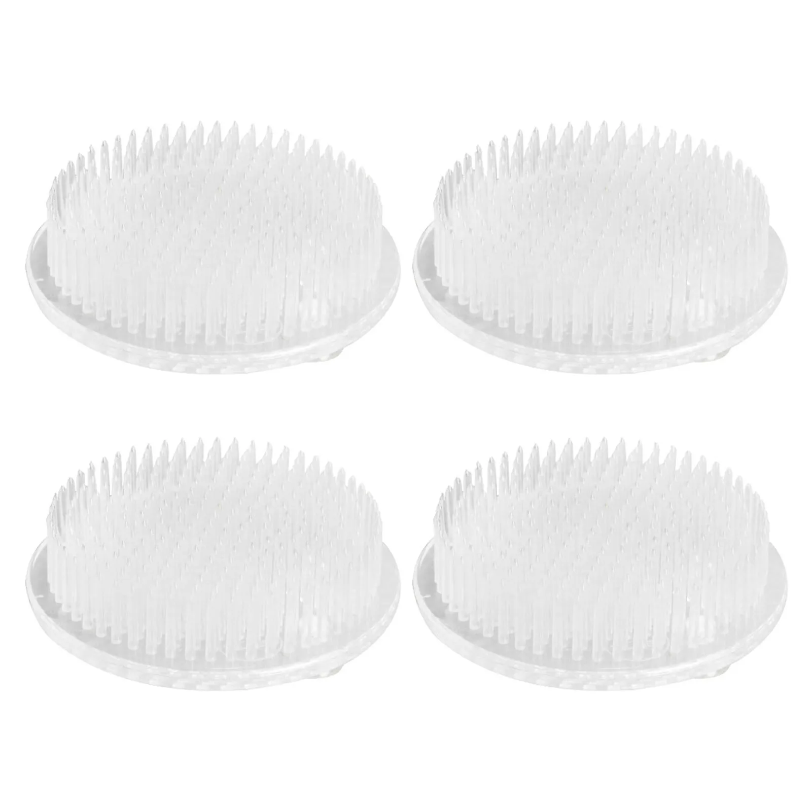 

4pcs Flower Frog DIY Portable With 3 Suction Cups Fixing Durable Craft Office Clear Plastic Round Easy Use Home Kitchen Stable