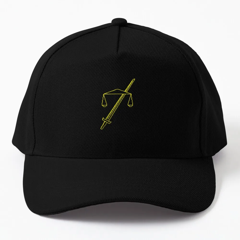 

TempleOS Yellow Logo Baseball Cap Gentleman Hat fishing hat black birthday Brand Man Caps Hat For Man Women's