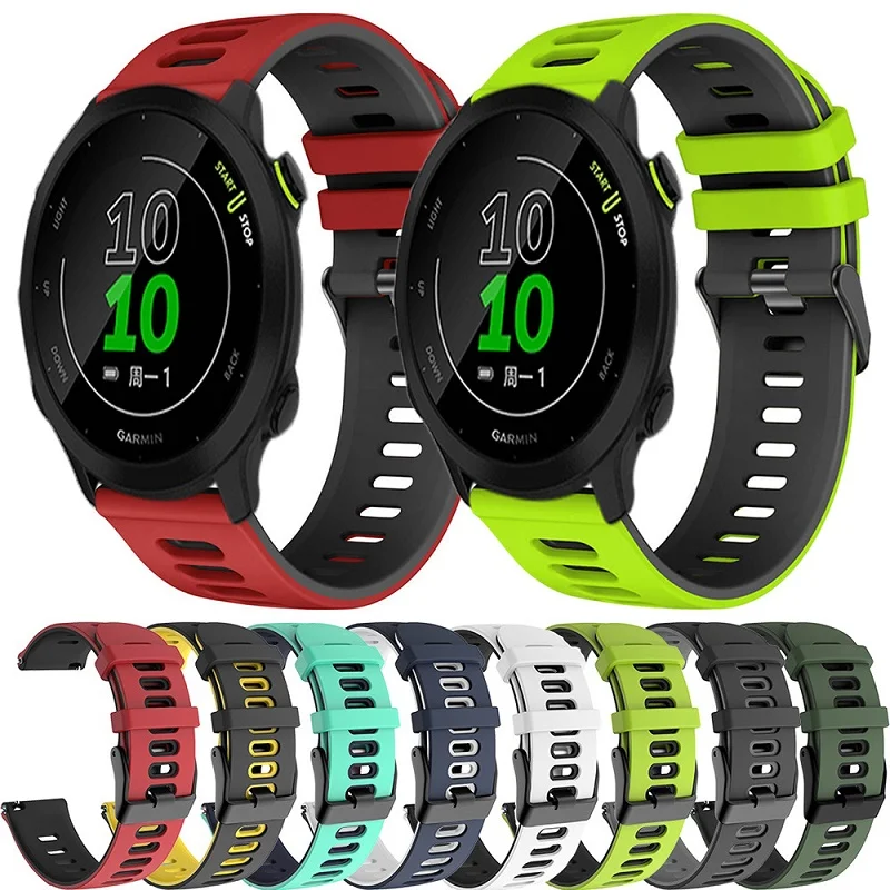 

20 22mm Watch Band for Garmin Forerunner 158/245/Forerunner645 Watch Band for HUAWEI WATCH 3 /GT3 GT 2 Pro 3 Pro 42mm 46mm