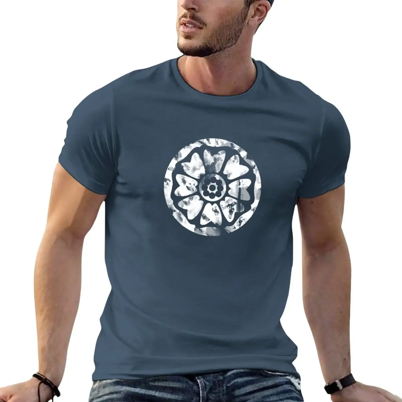 

White Lotus Watercolor T-Shirt customs design your own tops mens plain t shirts