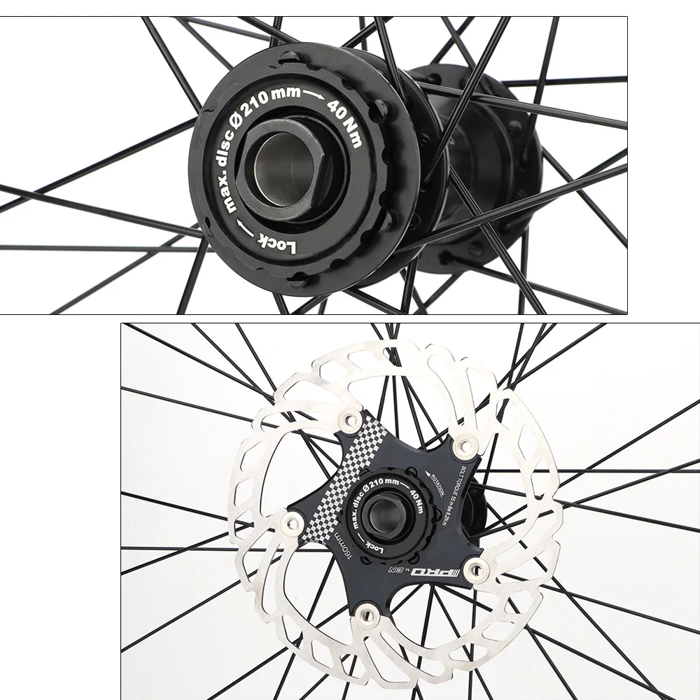 自転車センターロック ロックリングとスペーサー バイク