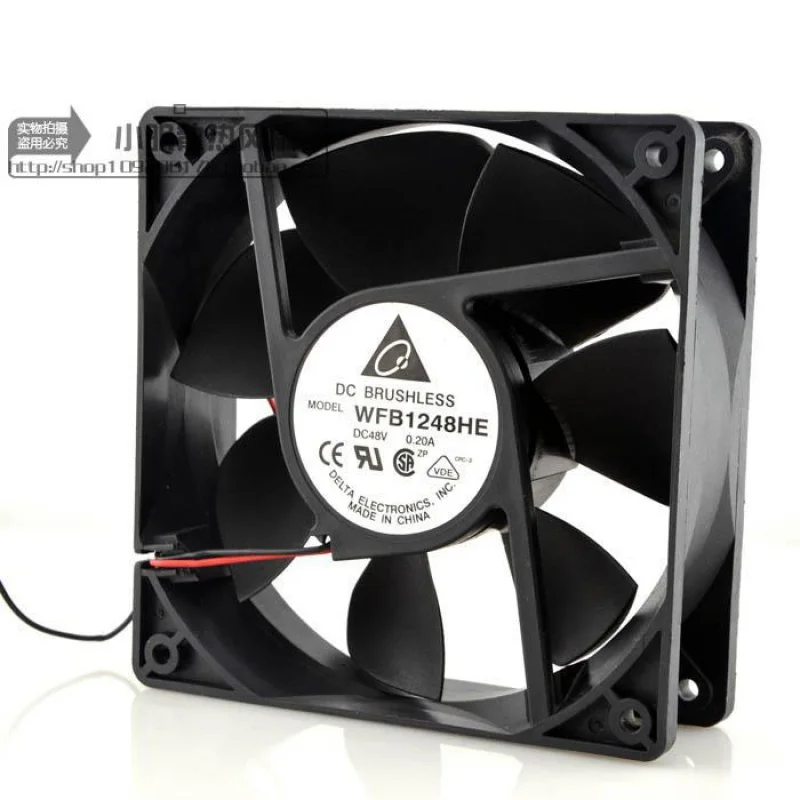 

12038 48V 0.20a Wfb1248he 12cm DC Fan Chassis Fan Equipment Cabinet Fan