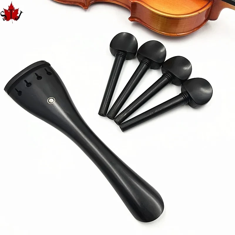 Fatto A Mano 4/4 3/4 1/2 1/4 1/8 Accessori Per Violoncello Accessori Per Parti Raccordi, Cordiera E Pedane In Legno Di Ebano Indonesiano Di Grado A