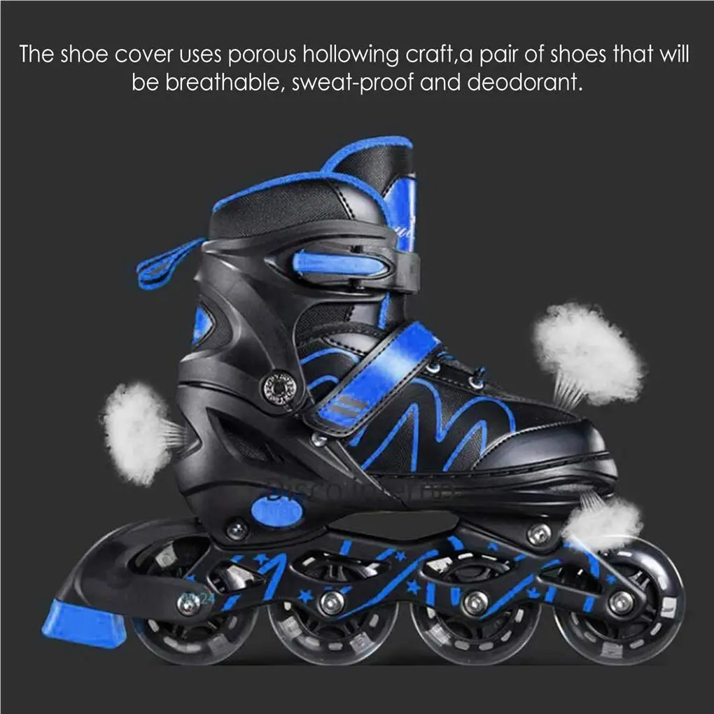 Inline Skates Breathable High Elasticity Children Roller Skates Skating Shoes