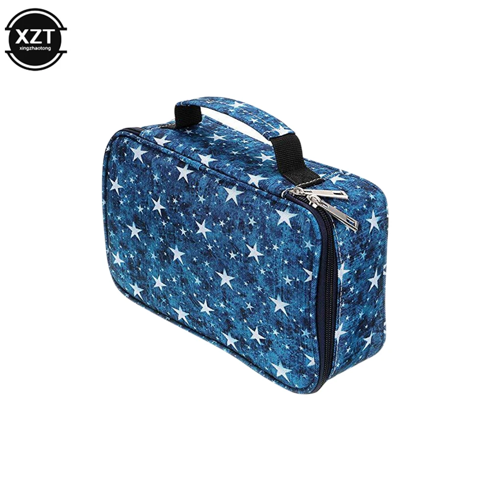 72 Slots School Pencil Case Kawaii Girls Boys Pencil Box Cute Large Capacity Cases Art Painting Stationery Storage Bag