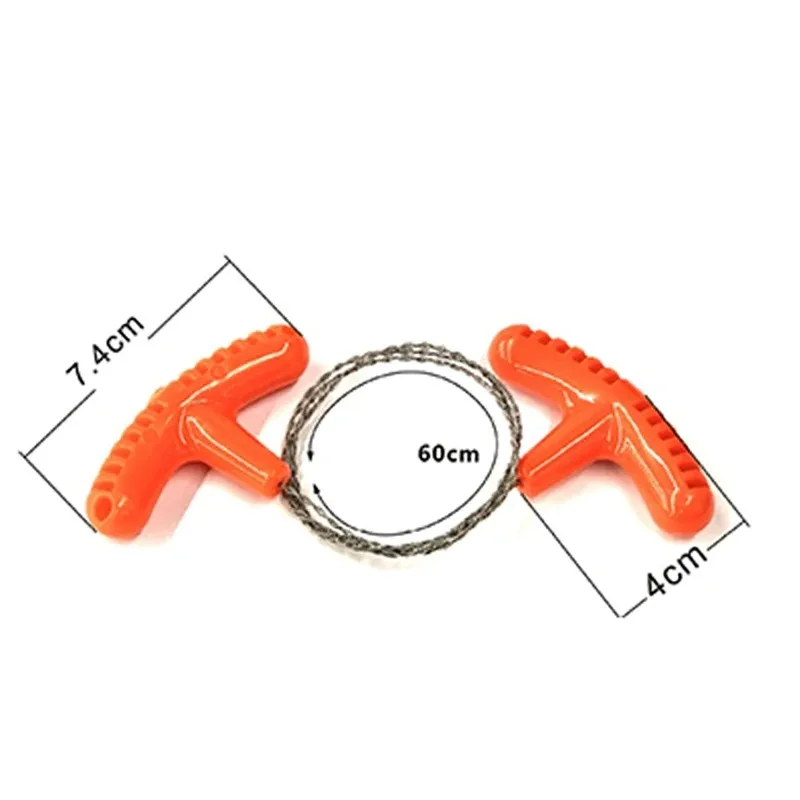 PP Handle Steel Rope Mini Pocket Saw Camping Survival Wood Cutting Wire Saw Stainless Steel Outdoor Equipment Survival Supplies hand saw multi purpose saw handheld saw steel rope chain saw