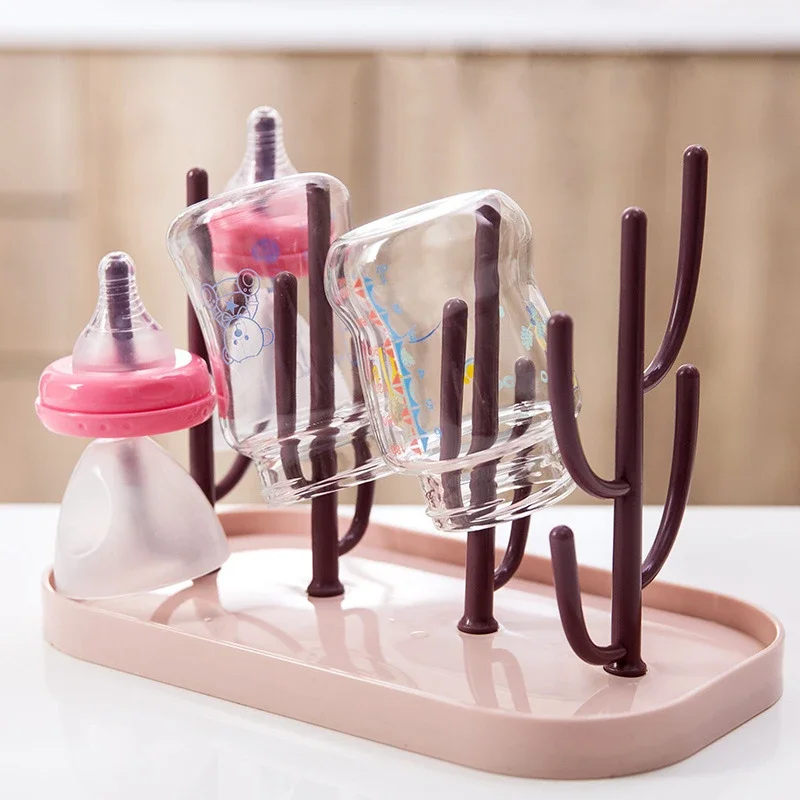 Feeding Cup Holder Storage Drying Baby Feeding Bottle Drain Rack Nipple Rack Cleaning Dryer Drainer Storage Drying