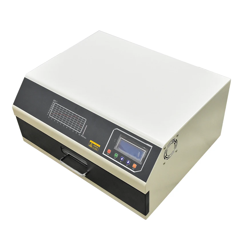 ZB5040HL Digital Display Reflow Welding Machine Infrared Heating Intelligent Reflow Soldering Machine 110V/220V 3600W 500*400MM 4
