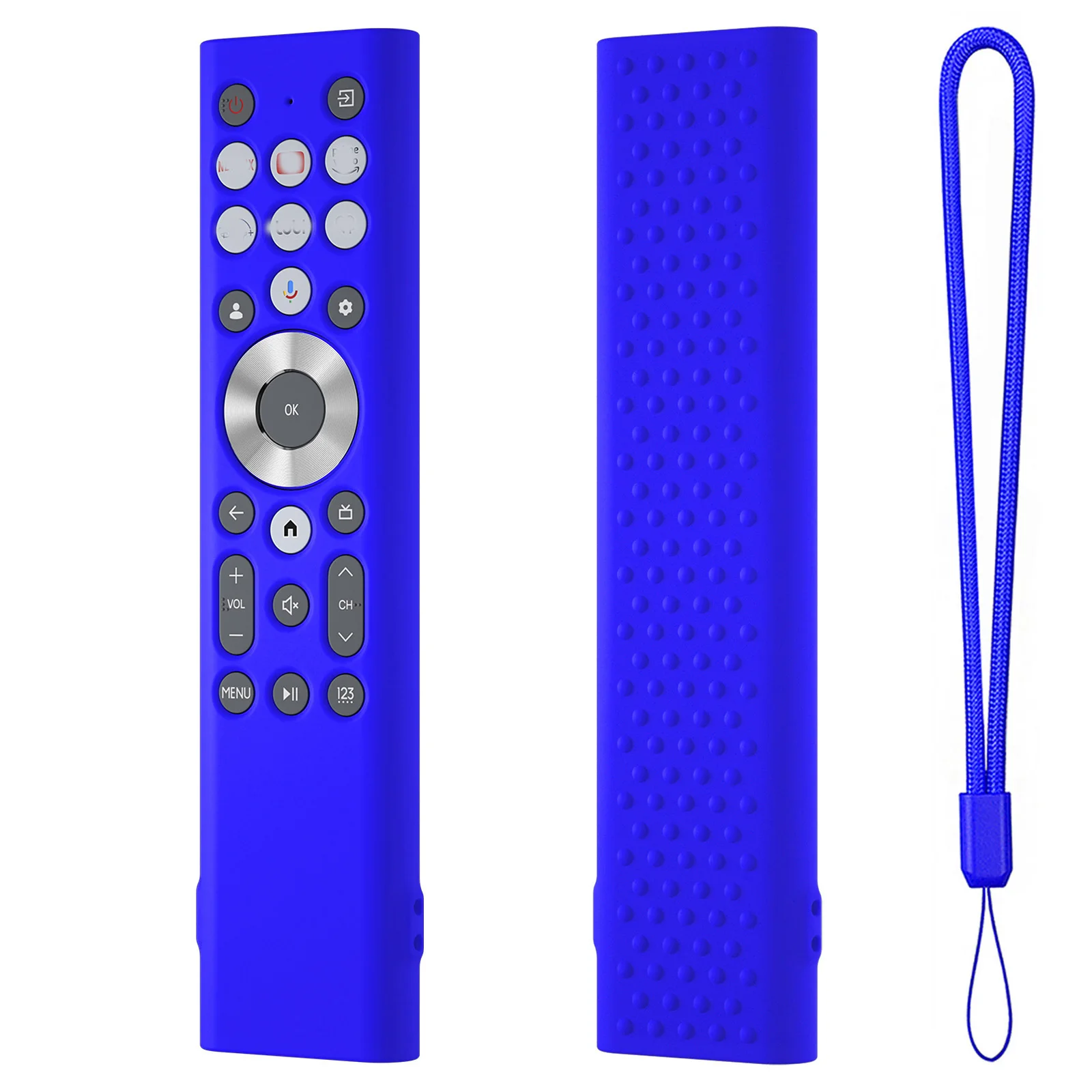 Custodie per telecomandi Coperture protettive per Hisense Classe A7 U8 Serie LCD 4K per Gogle TV 100U88N 85U88N 75U88N 65U88N 55U88N 43A7N 50A7N 55A7N 65A7N (Verde luminoso