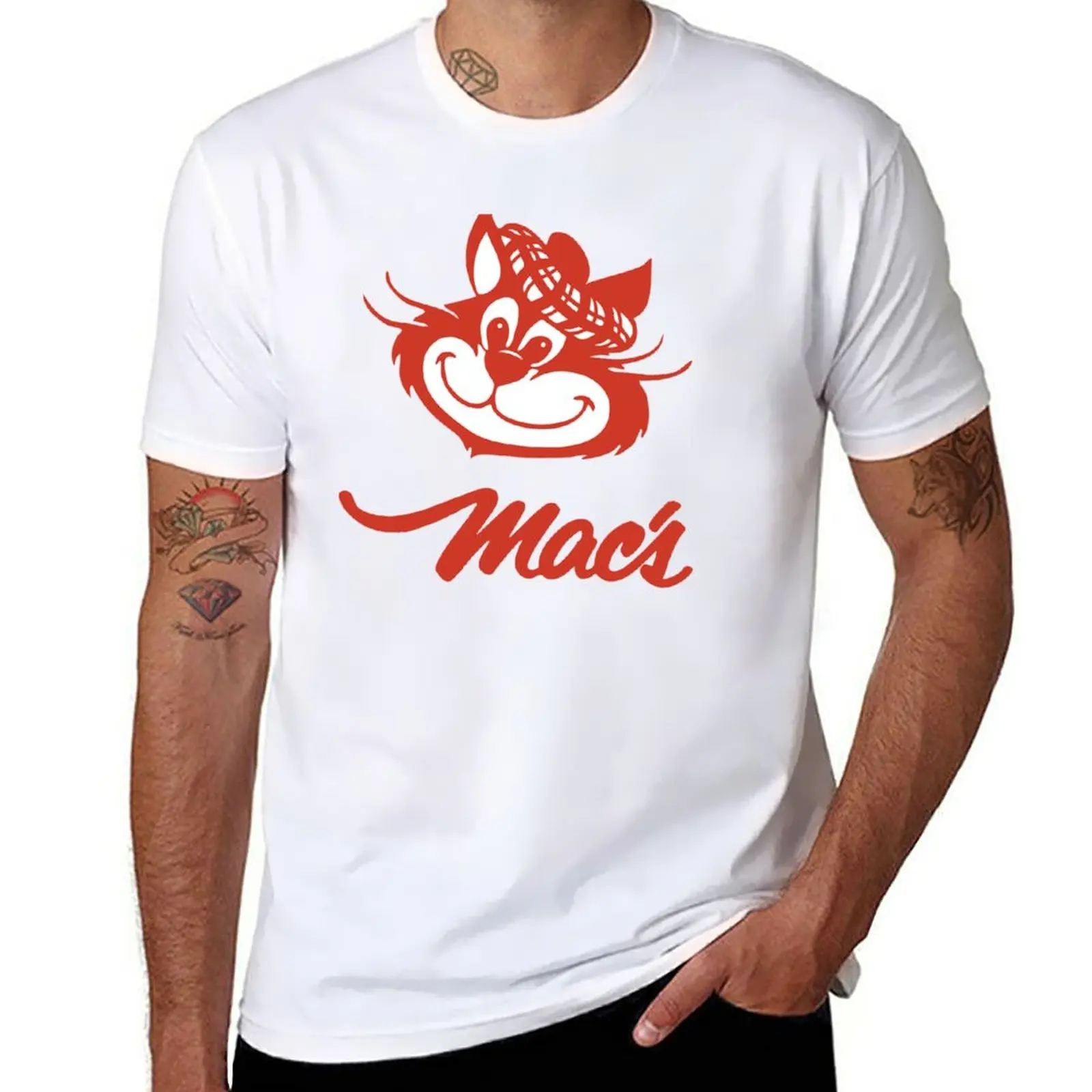 

Mac's Convenience T-Shirt graphics aesthetic clothes new edition Men's t-shirts