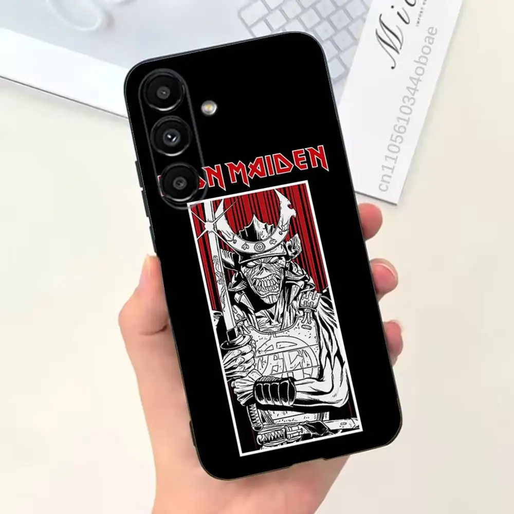 Iron Maiden Inspired Black Soft Phone Case