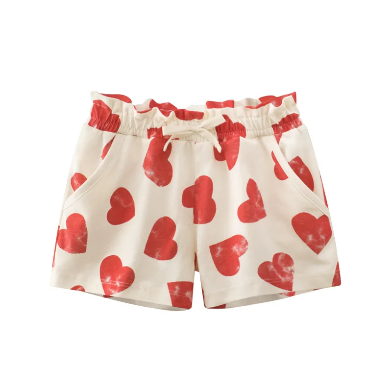 

Children's Clothing 2024 Summer New Fashion Girls Shorts Fruit Print Cherry Kids Sprots Beach Short Pants