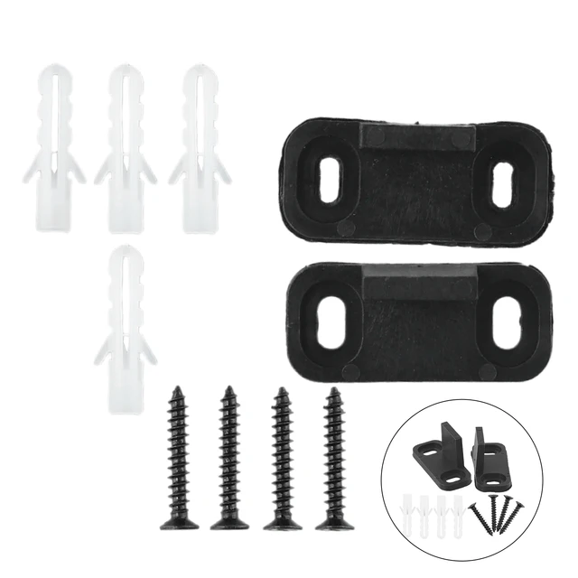 4 Guide Porta Scorrevole Inferiori - Per Porte Fienili, Armadi E Legno - Scorrimento Fluido E Silenzioso - Foto 10