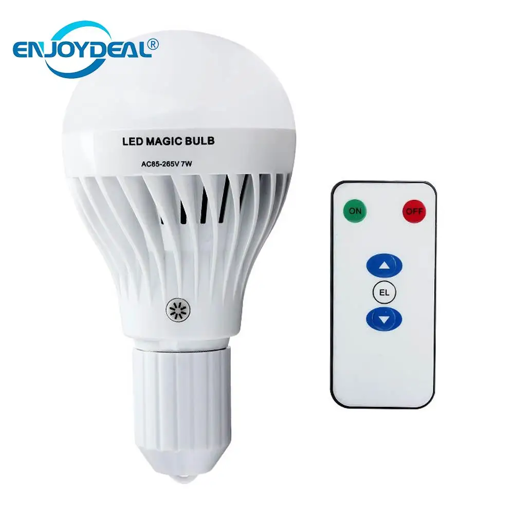 E27 LED Rechargeable Emergency Bulb 7W Dimmable Bulb for Party Patio White Light Warm White 1800/2200mA