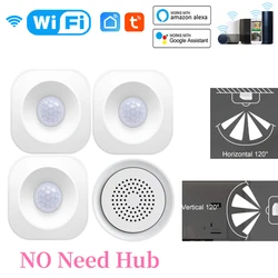 Wifi Tuya Mini Smart Human PIR Motion Movement Body Sensor Infrared Detector Smart Home Security, Alexa Google Home Smart Life
