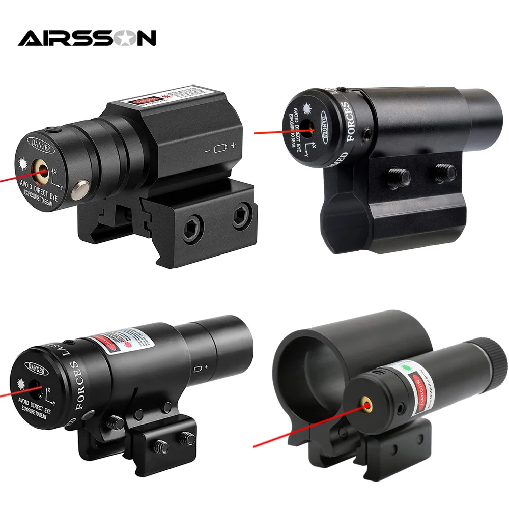 

Tactical Mini Red Dot Laser Sights With Picatinny Rail Mount for Rifle Pistol Riflescope Sight Hunting Shooting Accessories