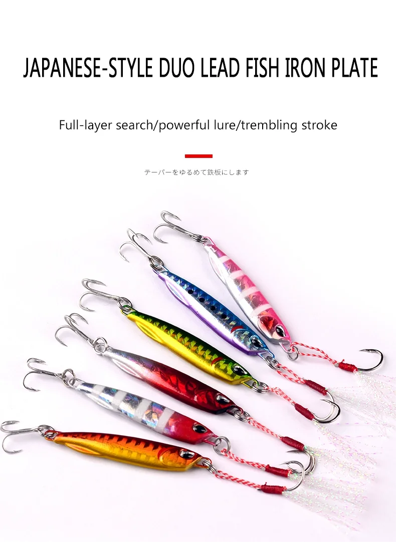 1PCS Japen Metall Guss Jig 10/15/20/30/40/60g Löffel Köder Shore Casting Jigging Fisch Meer Bass Angeln Locken Künstliche Köder Tackle – Detail 3