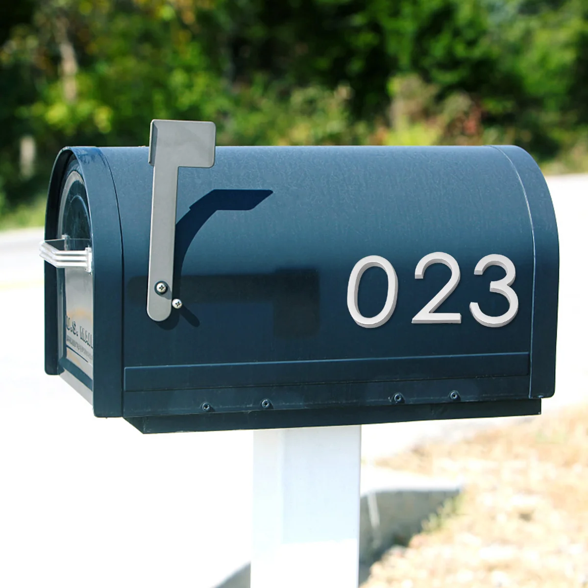 

10 Pcs Number Plate 0-9 Decals Maker Decorative Mailbox Sticker Doorplate Card Sign