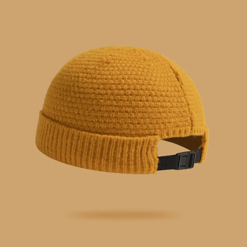 New High Quality Black Human Winter Hat Add Fur Warm Beanies Hat Baggy Skullies Knitted Hat for Men Women Ski Sports Beanies Cap