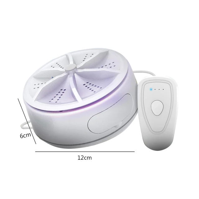Ultrasonic Washing Machine Intelligent Timing Ultrasonic Turbo Washing Machine Portable Tools for Newborn Clothes Underwear Rags 6